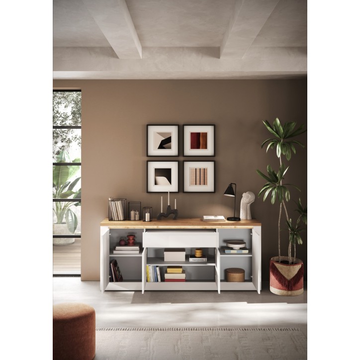 Buffet 4 portes 207 cm - ISCHIA