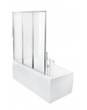 CATRIX II badscherm - 3 panelen 140x130cm