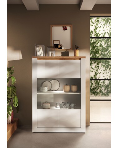 Vitrine ISCHIA 2 portes 117 cm
