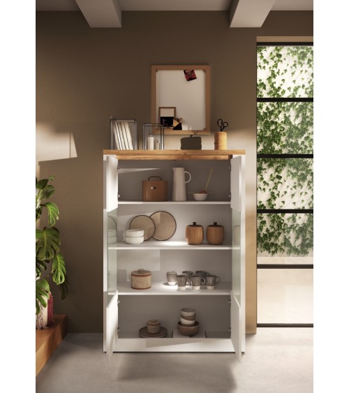 Vitrine ISCHIA 2 portes 117 cm