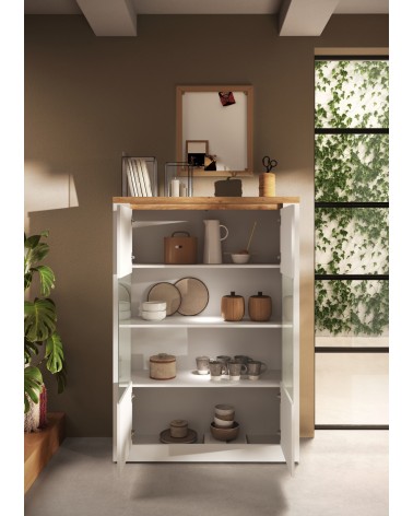 Vitrine ISCHIA 2 portes 117 cm