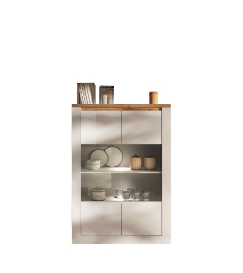 Vitrine ISCHIA 2 portes 117 cm