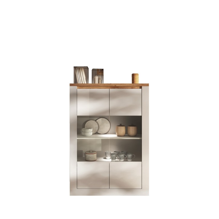 Vitrine ISCHIA 2 portes 117 cm