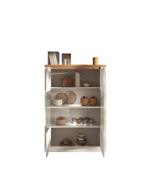 Vitrine ISCHIA 2 portes 117 cm