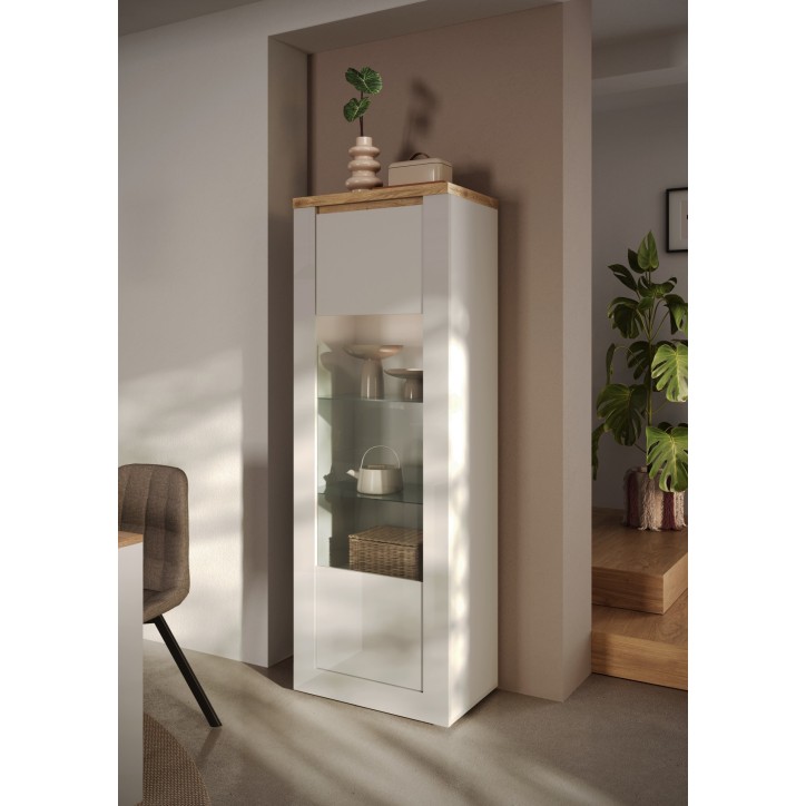 Vitrine 1 porte 71cm -  ISCHIA