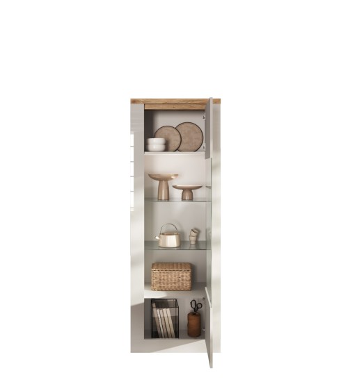 Vitrine 1 porte 71cm -  ISCHIA