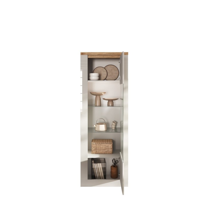 Vitrine 1 porte 71cm -  ISCHIA