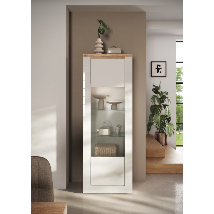 Vitrine 1 porte 71cm -  ISCHIA