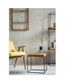 Table basse  KAWO 40 cm acier et bois