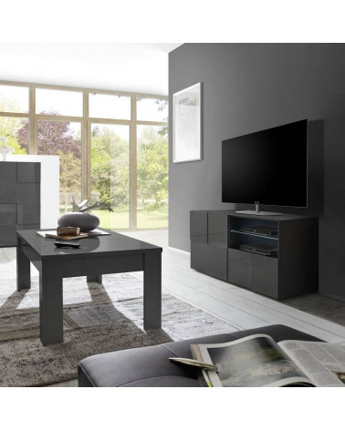 Meuble TV DAMA gris 121cm