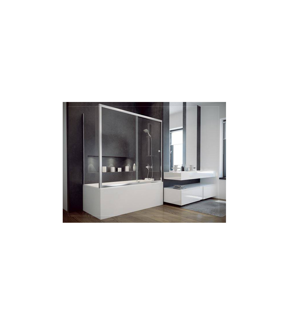 Baignoire SLIDE 150 cm x 70 cm avec pare baignoire- baignoire design - mobilier salle de bain design