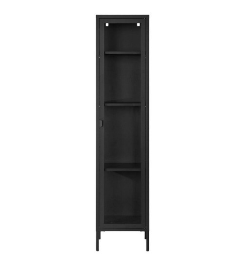Rangement Brisbane Slim Black 40x35x180 cm