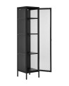 Rangement Brisbane Slim Black 40x35x180 cm