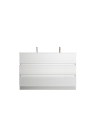 Ensemble salle de bain START blanc brillant, 122 x 86 x 47 cm