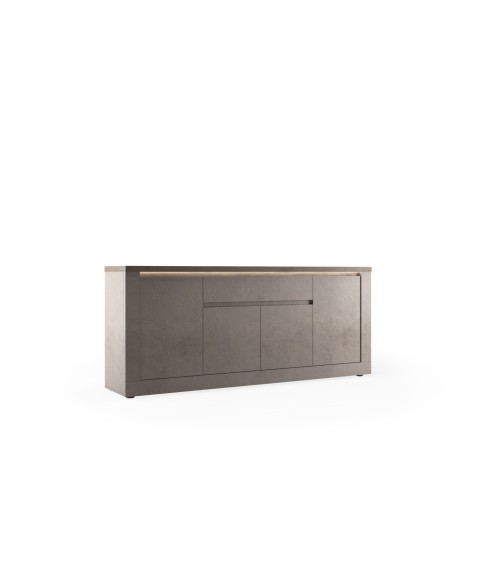 Buffet 4 portes, 1 tiroir Ischia Mercure - 207x88x43cm