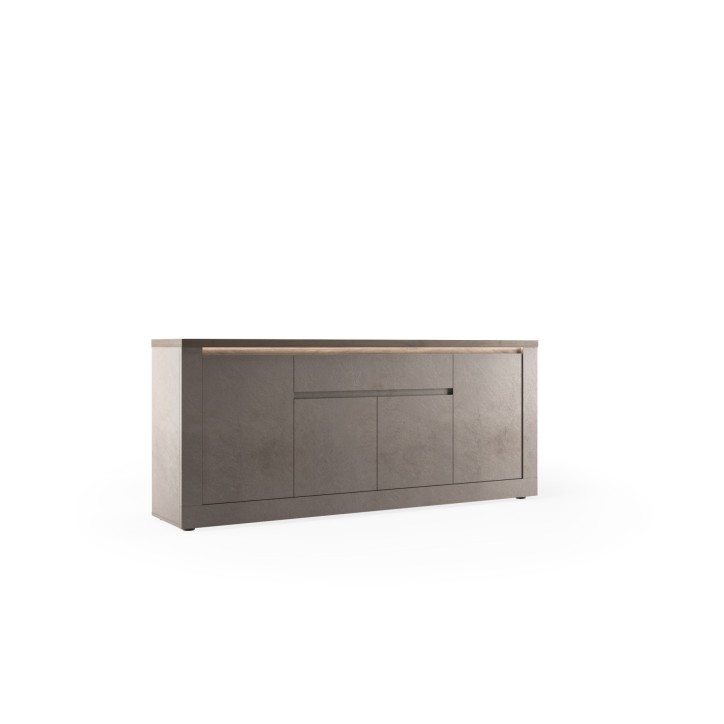 Buffet 4 portes, 1 tiroir Ischia Mercure - 207x88x43cm