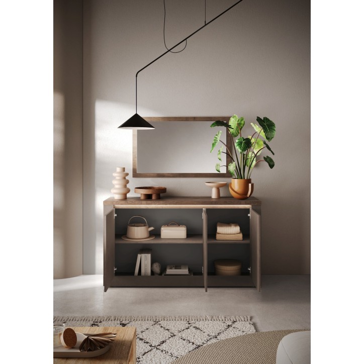 Buffet 3 portes Ischia Mercure - 160x88x43cm