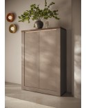 Vitrine 2 portes Ischia Mercure - 114x160x43cm