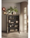 Vitrine 2 portes Ischia Mercure - 114x160x43cm