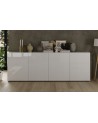 Buffet Rio blanc - 4 portes - 241 x 42 x 84 cm