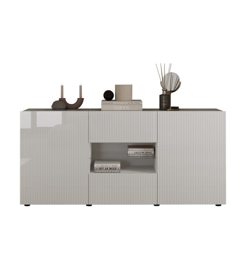 Buffet Rio blanc - 2 portes, 2 tiroirs - 181 x 84 x 42cm