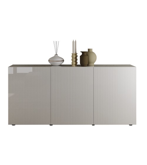 Buffet Rio blanc 3 portes - 181 x 42 x 84 cm