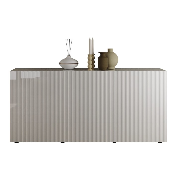 Buffet Rio blanc 3 portes - 181 x 42 x 84 cm