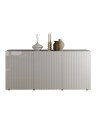 Buffet Rio blanc 3 portes - 181 x 42 x 84 cm