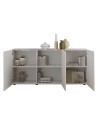 Buffet Rio blanc 3 portes - 181 x 42 x 84 cm