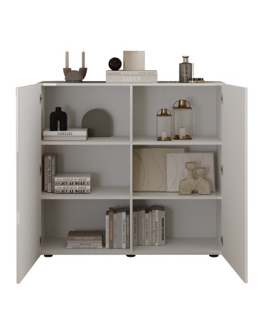 Buffet Rio blanc 2 portes - 121 x 42 x 111cm