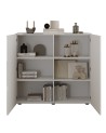 Buffet Rio blanc 2 portes - 121 x 42 x 111cm