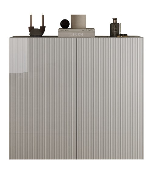 Buffet Rio blanc 2 portes - 121 x 42 x 111cm