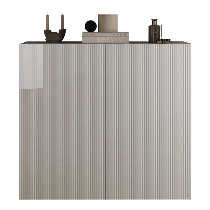 Buffet Rio blanc 2 portes - 121 x 42 x 111cm