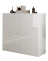 Buffet Rio blanc 2 portes - 121 x 42 x 111cm