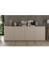 Buffet Rio cashmere - 4 portes - 241 x 42 x 84 cm