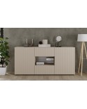 Buffet Rio cashmere 2 portes, 2 tiroirs - 181 x 84 x 42 cm
