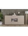 Buffet Rio cashmere 2 portes, 2 tiroirs - 181 x 84 x 42 cm