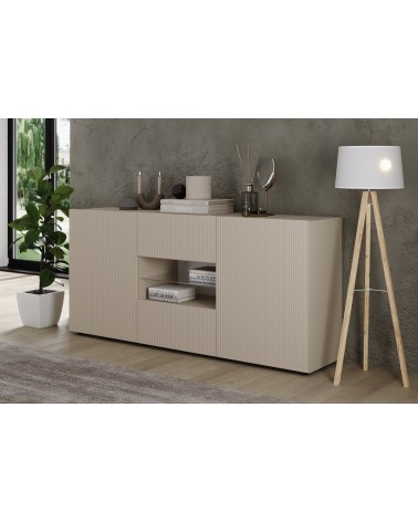 Buffet Rio cashmere 2 portes, 2 tiroirs - 181 x 84 x 42 cm