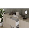 Buffet Rio cashmere 2 portes, 2 tiroirs - 181 x 84 x 42 cm