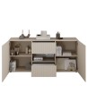 Buffet Rio cashmere 2 portes, 2 tiroirs - 181 x 84 x 42 cm