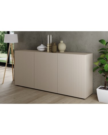 Buffet Rio cashmere 3 portes - 181 x 42 x 84 cm