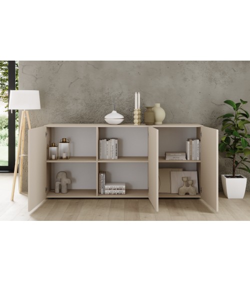 Buffet Rio cashmere 3 portes - 181 x 42 x 84 cm