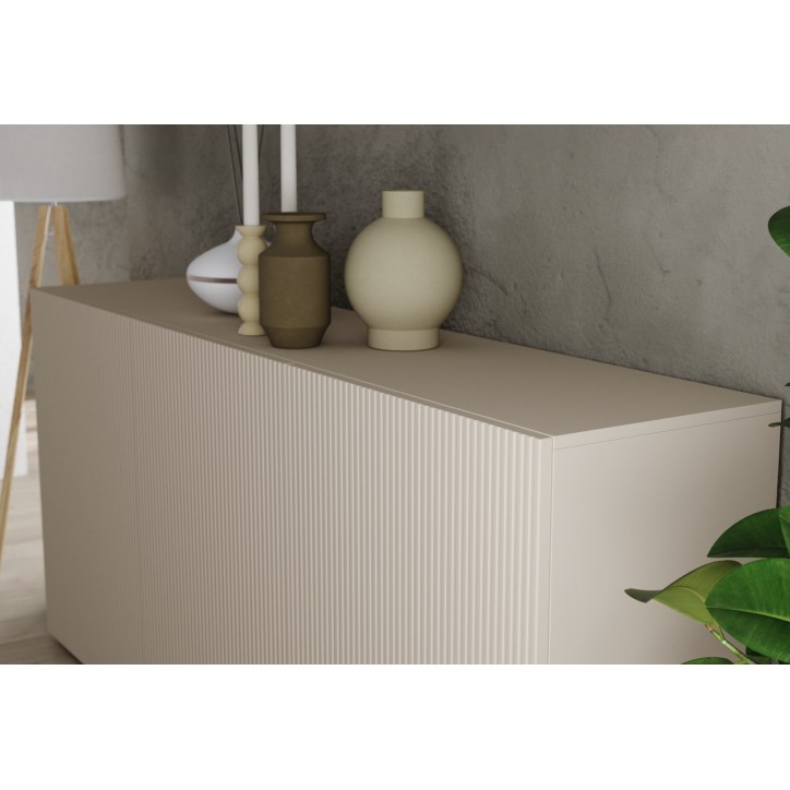 Buffet Rio cashmere 3 portes - 181 x 42 x 84 cm