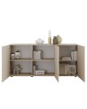 Buffet Rio cashmere 3 portes - 181 x 42 x 84 cm