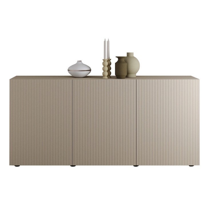 Buffet Rio cashmere 3 portes - 181 x 42 x 84 cm