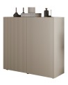 Buffet Rio cashmere 2 portes - 121 x 42 x 111 cm
