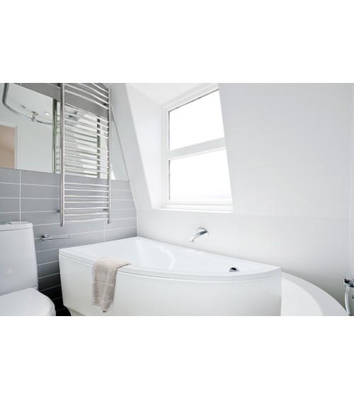 Baignoire d'angle ORIEGA 150 cm gauche avec tablier