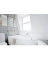 Baignoire d'angle ORIEGA 150 cm gauche avec tablier