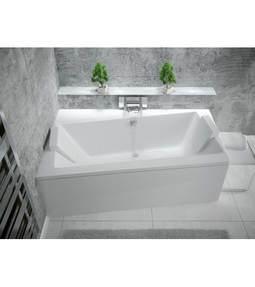 Baignoire angle gauche ZIANIGI avec tablier