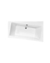 Baignoire angle droit ZIANIGI avec tablier
